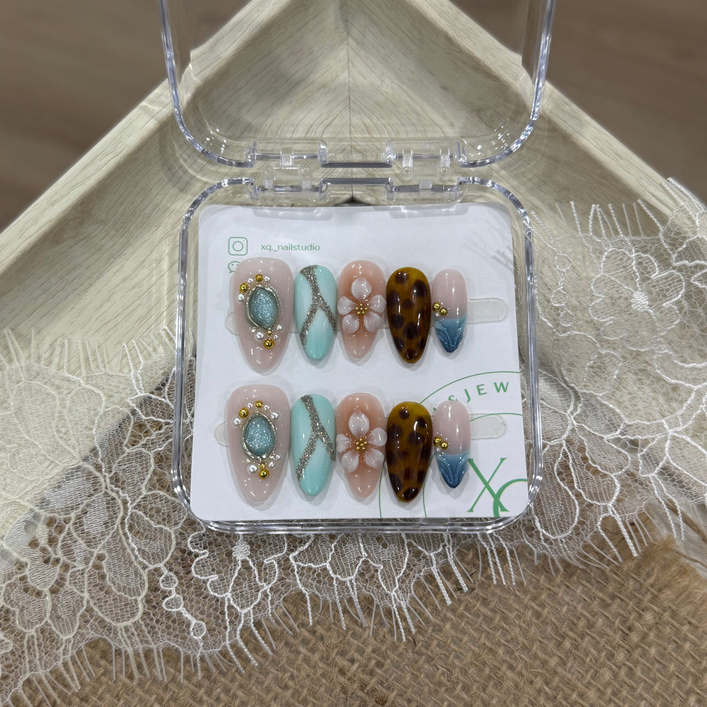 Press on Nails Ocean Fairy