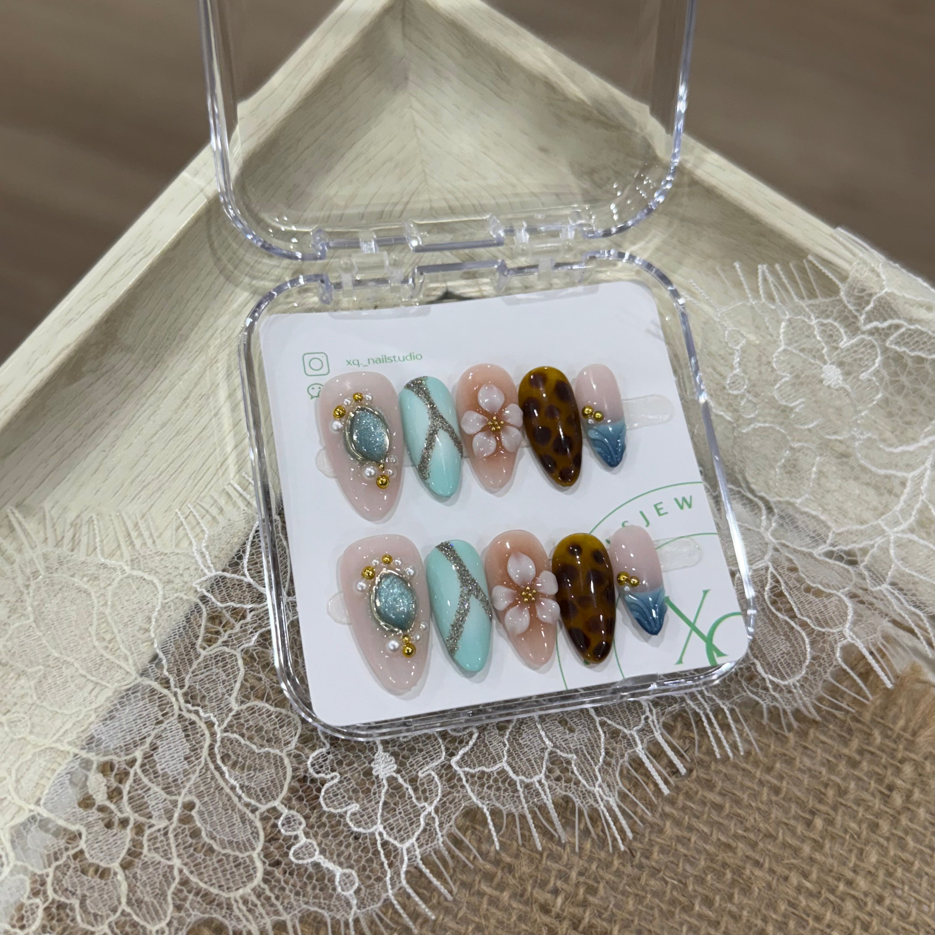 Press on Nails Ocean Fairy