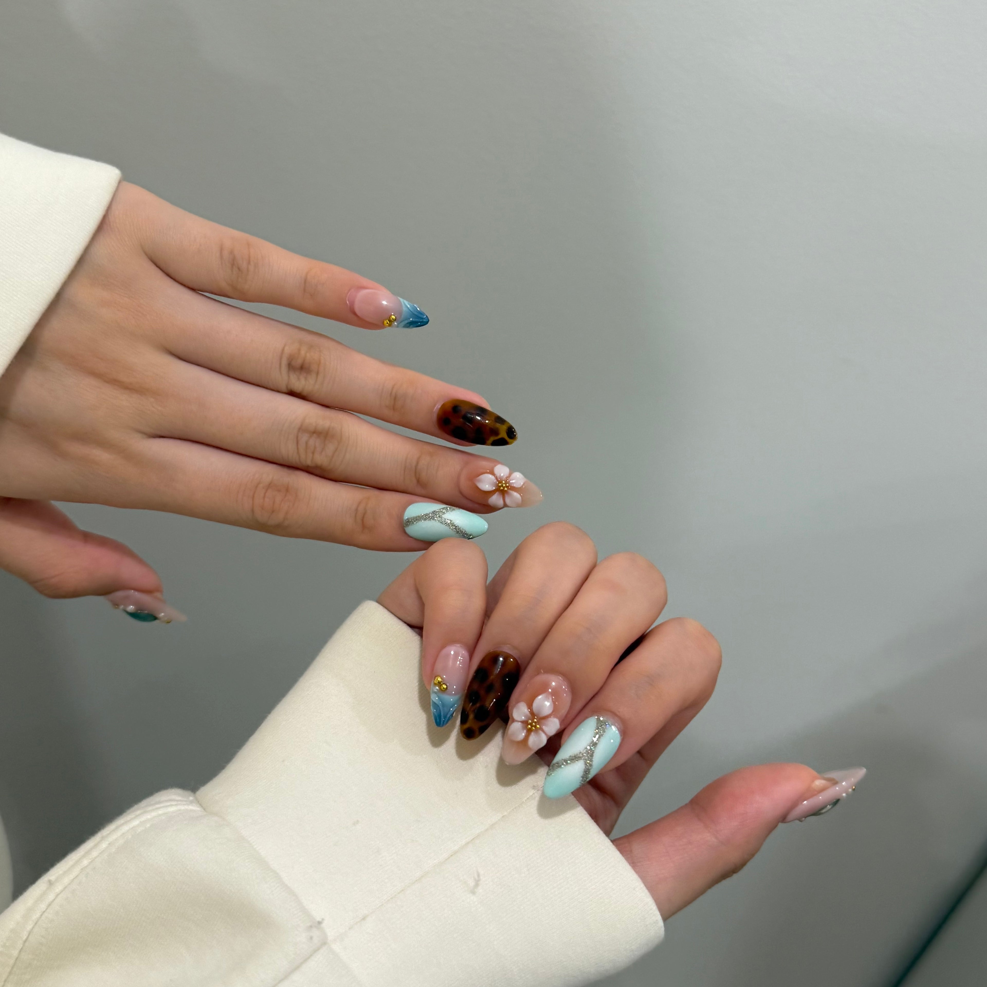 Press on Nails Ocean Fairy