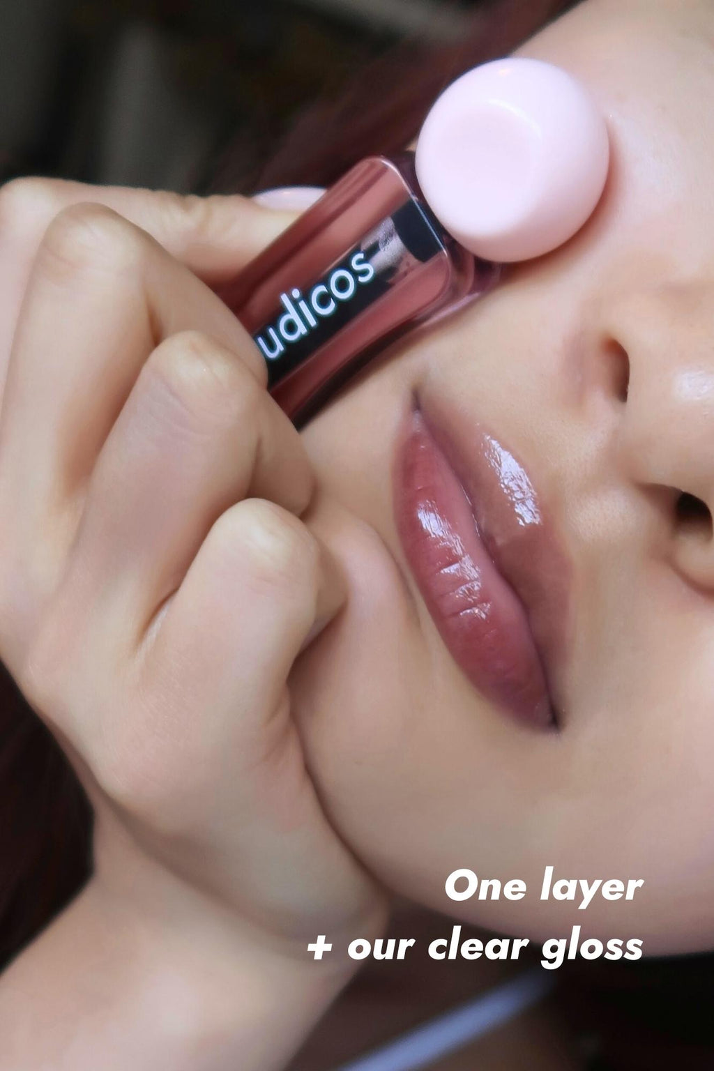 sheer lip tint in black