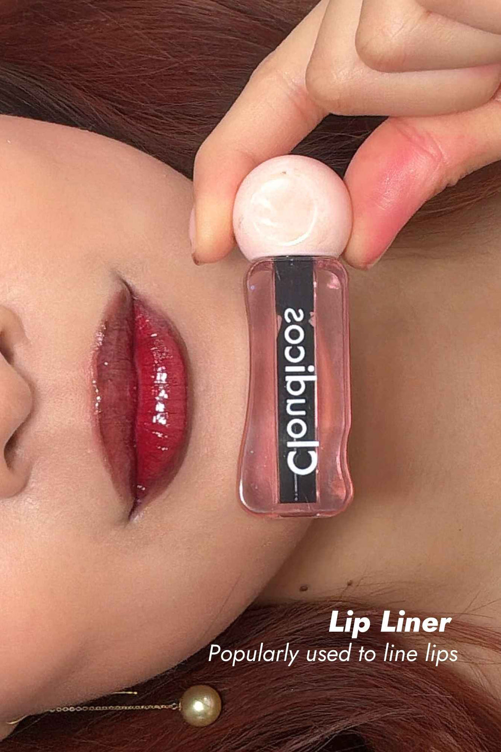 dark lip liner stain