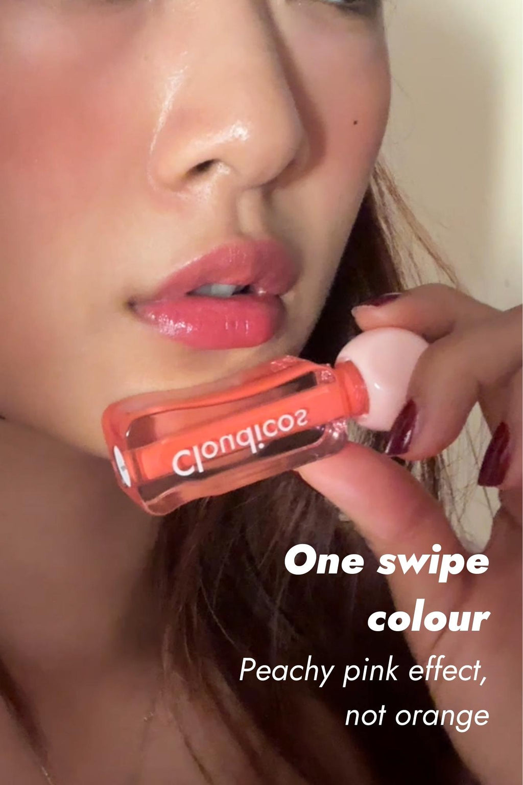 lip tint peach